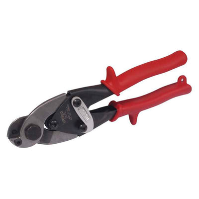 Tijera con mango rubber grip corta cable y alambre de acero, 9