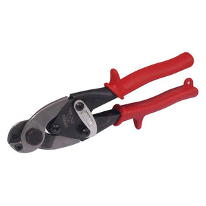 Tijera con mango rubber grip corta cable y alambre de acero, 9" Urrea 287G