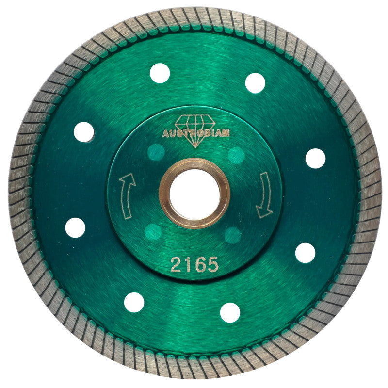 Disco de Diamante de 4-1/2 x 0.04 x 7/8 Verde Plata Austrodiam 2165