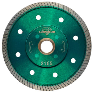 Disco de Diamante de 4-1/2 x 0.04 x 7/8 Verde Plata Austrodiam 2165