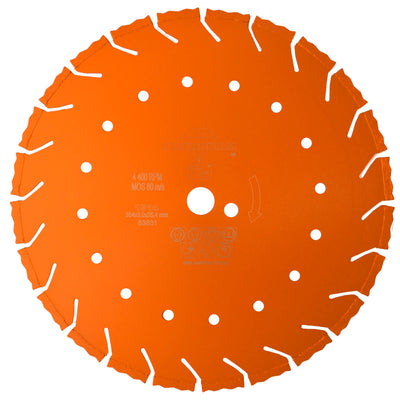 Disco de Diamante de 14 x 0.110 x 1 Naranja CHIP CUT Austrodiam 1514