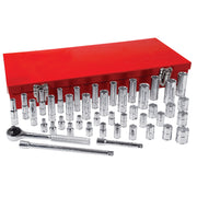 Juego de 44 Dados y Accesorios Combinados 1/4" Urrea 4700A