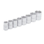 Juego de 8 Dados Metricos 3/8" 6 Puntas Urrea S02HM