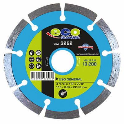 Disco de Corte Segmentado 4 1/2 Austrodiam 3252