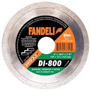 Disco Diamante Rin Continuo Pro 4" x 1/16" x 7/8", Fandeli 73708