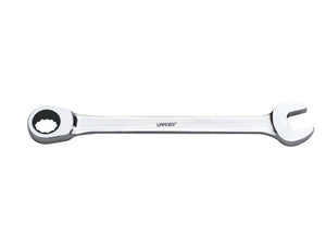 Llave combinada pulido espejo de matraca métrica, 12 puntas, 24 mm" 1224MCM