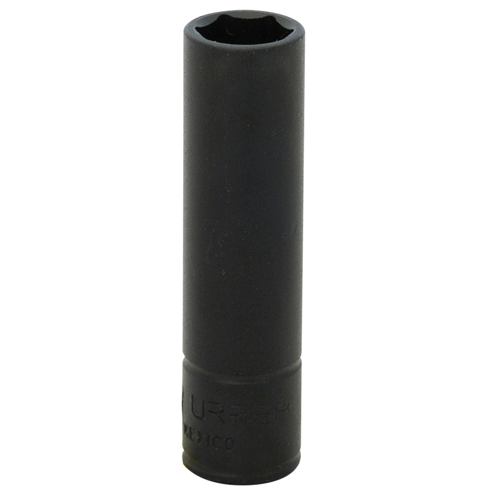 Dado de impacto largo cuadro de 1/4", 6 puntas, métrico, 13 mm Urrea 6513HM