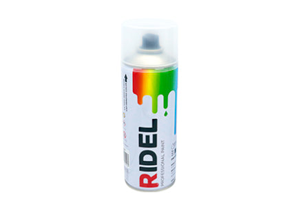 Pintura en Aerosol 400 ml/280gr Transparente, Ridel PA-T.