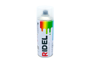 Pintura en Aerosol 400 ml/280gr Transparente, Ridel PA-T.