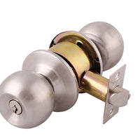 Cerradura Perilla Barza Cilindrica C/Llave Acero Inoxidable, Dexter 6605
