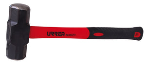 Marro de acero octagonal 4lb mango fibra de vidrio de 15 1/4" Urrea 1435GFV