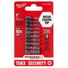 Conjunto De Brocas De Inserción De Seguridad Torx Shockwave, Milwaukee 48-32-4618