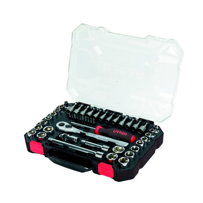 Juego de dados y accesorios de 3/8
