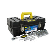 Juego de 38 Dados y Accesorios Combinados de 3/8" de Caja Surtek F5101C