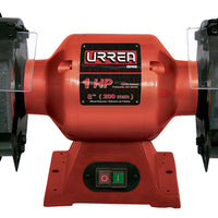 Esmeril de Banco 8" 1HP 750W 127V 1 Fase Uso Pesado Urrea EB908