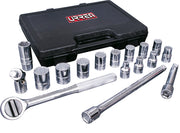 Juego de 17 Dados y Accesorios en Pulgadas 1/2" Urrea 5400P