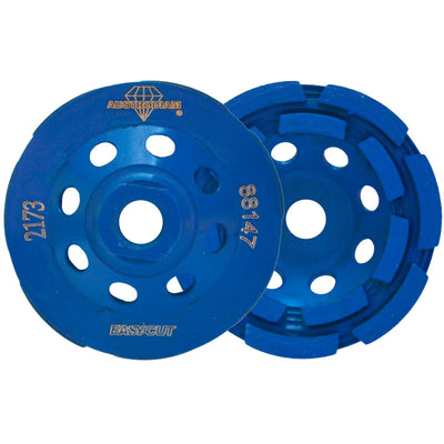 Copa de Diamante de 4 x 5/8-11 EASY CUT 2 Hileras Austrodiam 2173 ***