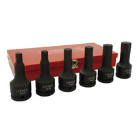 Juego de 6 Dados de Impacto Punta Hexagonal Métricos 3/4" Urrea 75250