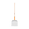 Bieldo Para Estiércol 10 Dientes, Mango Largo 48", Cab/Soldada, Truper 102562