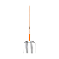 Bieldo Para Estiércol 10 Dientes, Mango Largo 48", Cab/Soldada, Truper 102562
