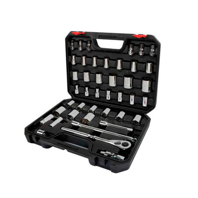 Juego de dados y accesorios cuadro de 1/2