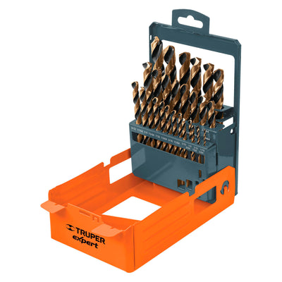 Juego De 29 Brocas HSS Para Metal En Estuche, Expert 50004