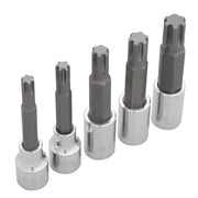 Juego de 5 Dados Punta Ribe 1/2" Urrea 5443M5