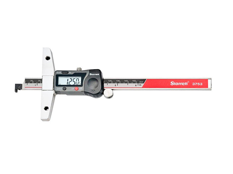 Calibrador de Profundidad Electrónico Digital 0-6"/150mm Starret 3753A-6/150