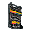 Juego De 32 Llaves Combinadas Std y Mm, Gun Metal, Pretul 26076