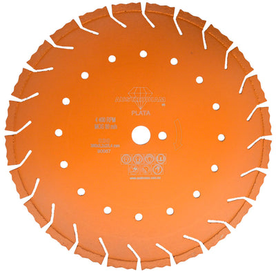 Disco de Diamante de 14 x 0.125 x 1 Naranja Universal Asutrodiam 830