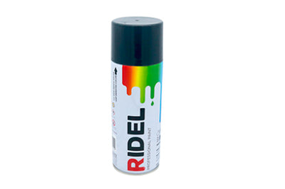 Pintura en Aerosol 400 ml/280gr Gris Acero, Ridel PA-G2.