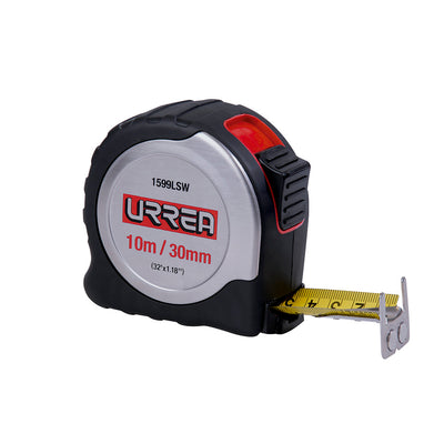 Flexómetro de Acero Inoxidable 5 m x 30 mm, Urrea 1595LSW