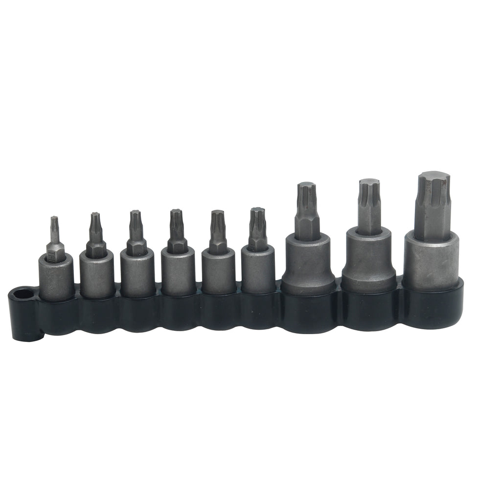 Juego de 9 Dados Punta Torx Tipo Insertados Urrea 4752T