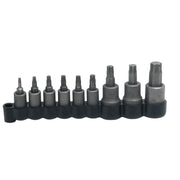 Juego de 9 Dados Punta Torx Tipo Insertados Urrea 4752T