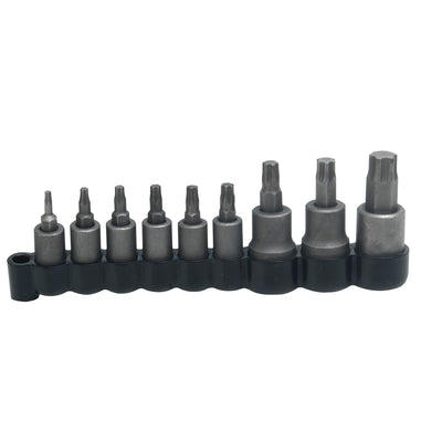 Juego de 9 Dados Punta Torx Tipo Insertados Urrea 4752T