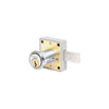 Cerradura Para Mueble, Modelo 25, Cromo, Hermex 43559