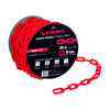 Metro De Cadena De 8 mm De Plástico Roja, Carrete De 25 m, Fiero 44186