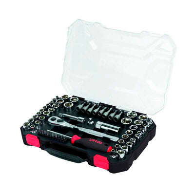 Juego de dados y accesorios cuadro de 1/4