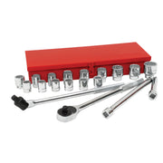 Juego de 20 Dados y Accesorios Métricos 3/4" Urrea 55200