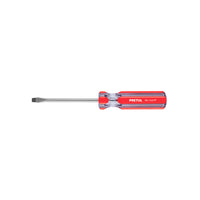 Desarmador Plano 1/4 x 4' Mango De PVC, Pretul 21459