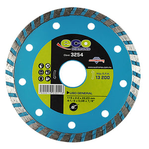 Disco de Diamante de 4-1/2 x 0.08 x 7/8 Austrodiam 3254