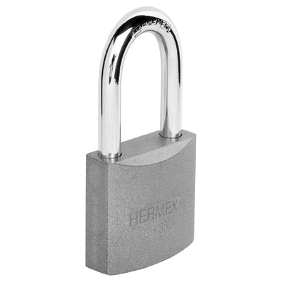 Candado De Hierro 38 mm Gancho Largo En Caja, Hermex 43323