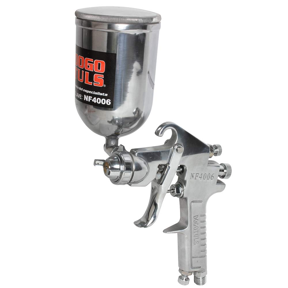 Pistola Gravedad V/Aluminio 400ml 50 PSI, Dogotuls NF4006