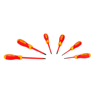 Juego de destornilladores con mango bimaterial 1000 V combinados, 6 piezas Surtek JDB6V