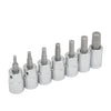 Juego de 7 Dados de Punta Hexagonal 1/8" a 3/8" Cuadro de 3/8" Urrea 49907