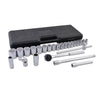 Juego de dados y accesorios cuadro de 1/2" combinado, 25 piezas Surtek F5800C