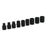 Juego de 9 Dados de Impacto en Pulgadas 3/8" 6 Puntas Urrea 72102