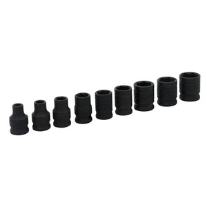 Juego de 9 Dados de Impacto en Pulgadas 3/8" 6 Puntas Urrea 72102