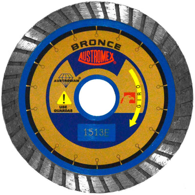 Disco de Diamante de 4 1/2 x 0.08 x 7/8 Azul Bronce Austrodiam 1513