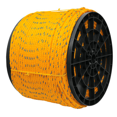 Kilo De Cuerda Amarilla De Polipropileno 8mm, Carrete 20kg, Fiero 44486